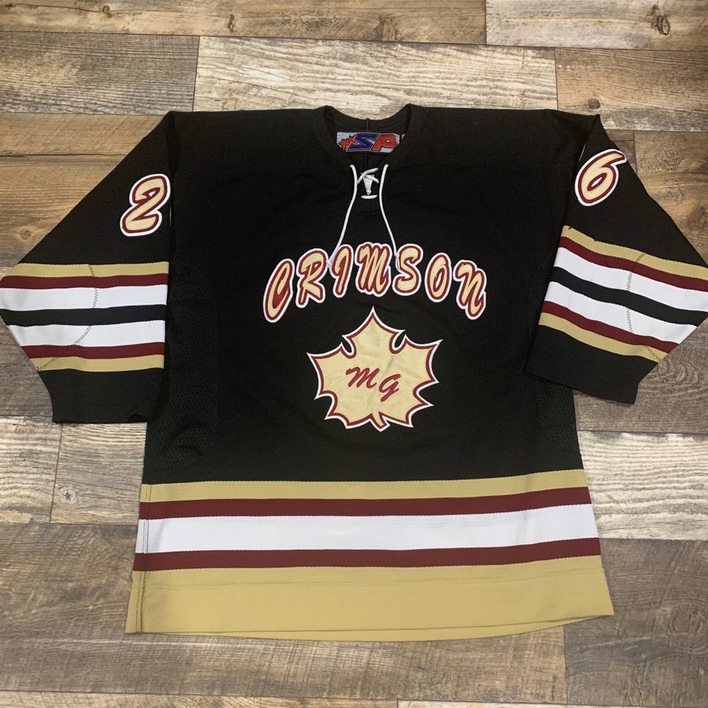 Maple Grove Crimson SP Hockey Jersey size 52 Sewn  # 26